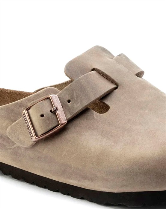 Boston Oiled Leather Sandal - Tabacco Brown